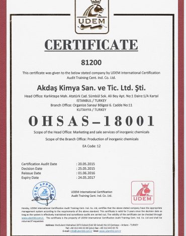 OHSAS 18001 English